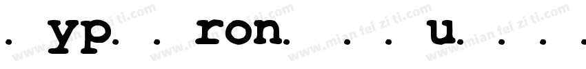 TypeWrong Smudged字体转换